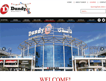 Tablet Screenshot of dandymegamall.com